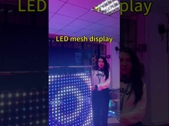 T20-1L Przejrzysty LED Mesh Display Outdoor SMD3535 Do powierzchni budynku