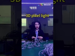 Pełnokolorowa lampa kryształowa RGB 3D Pixel LED Interaktywna do dekoracji