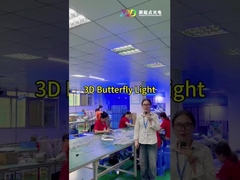 Elastyczny motyl 3D Pixel LED oświetlenie pełnobarwne Dekoracja festiwalowa
