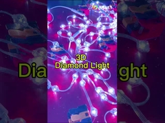 DMX Control LED String Lights DC12V IP67 Z 70lm Lampa Przepływ światła