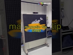 Magnetyczny ekran Flip Dot dla sali wystawowej stacji Creative Ad Flip Wall